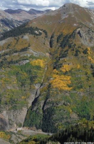 East Riverside avalanche shed & path